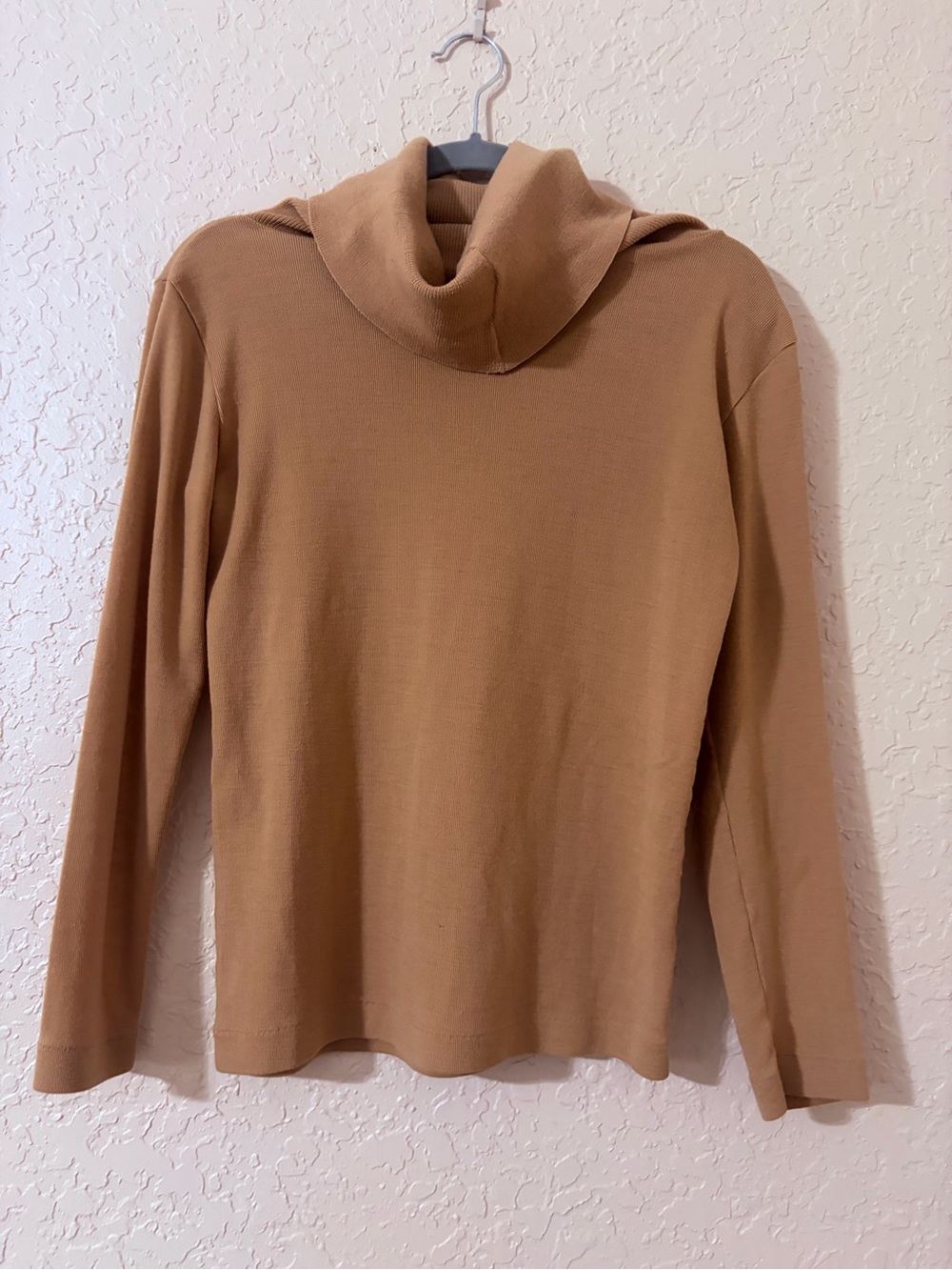 Women's Long-Sleeve Turtleneck Sweater, Camel